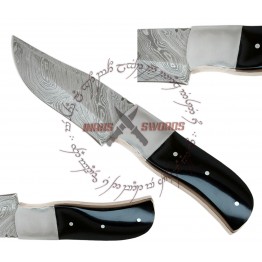 Spanish Conquistador Sidearm by Rebel Wolf Full Tang Damascus Forged Knife